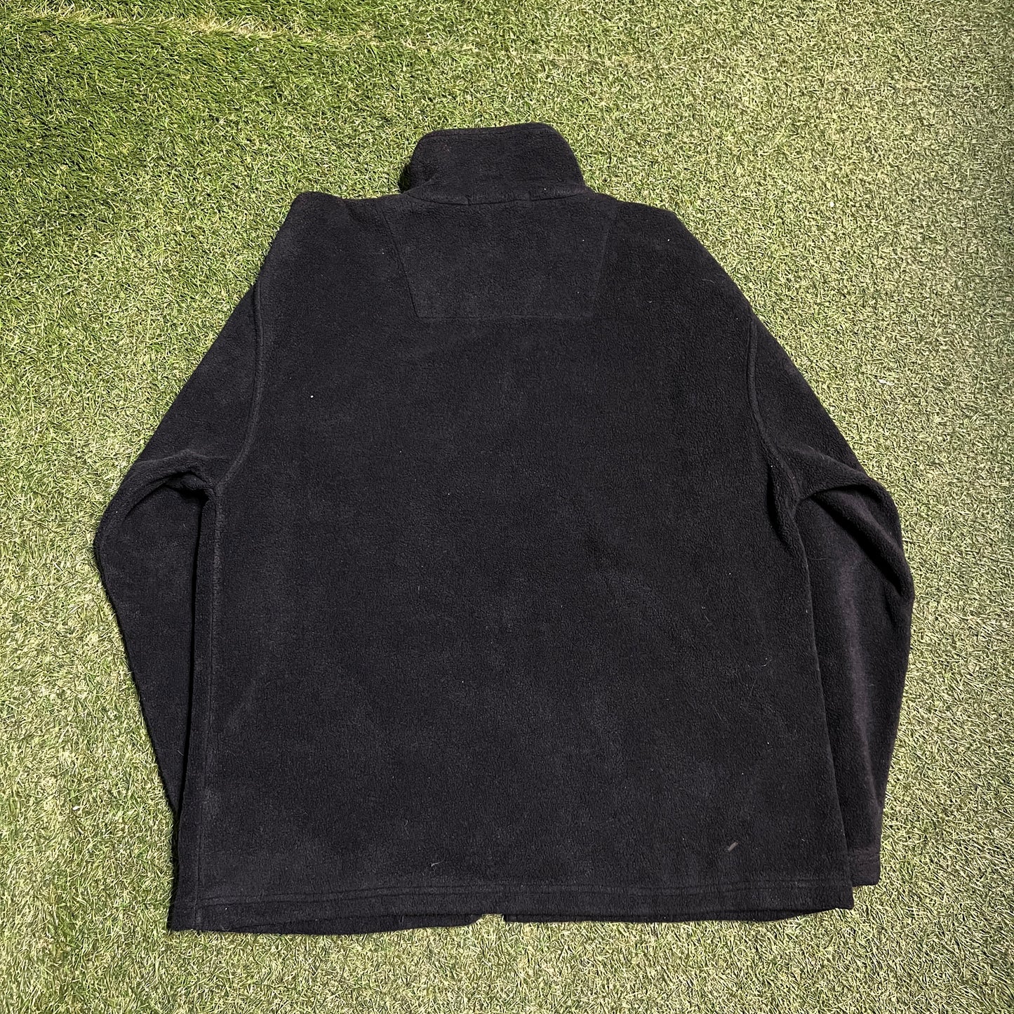 Tommy Hilfiger 1990s Black Zip Up Fleece Size XXL USED v14503
