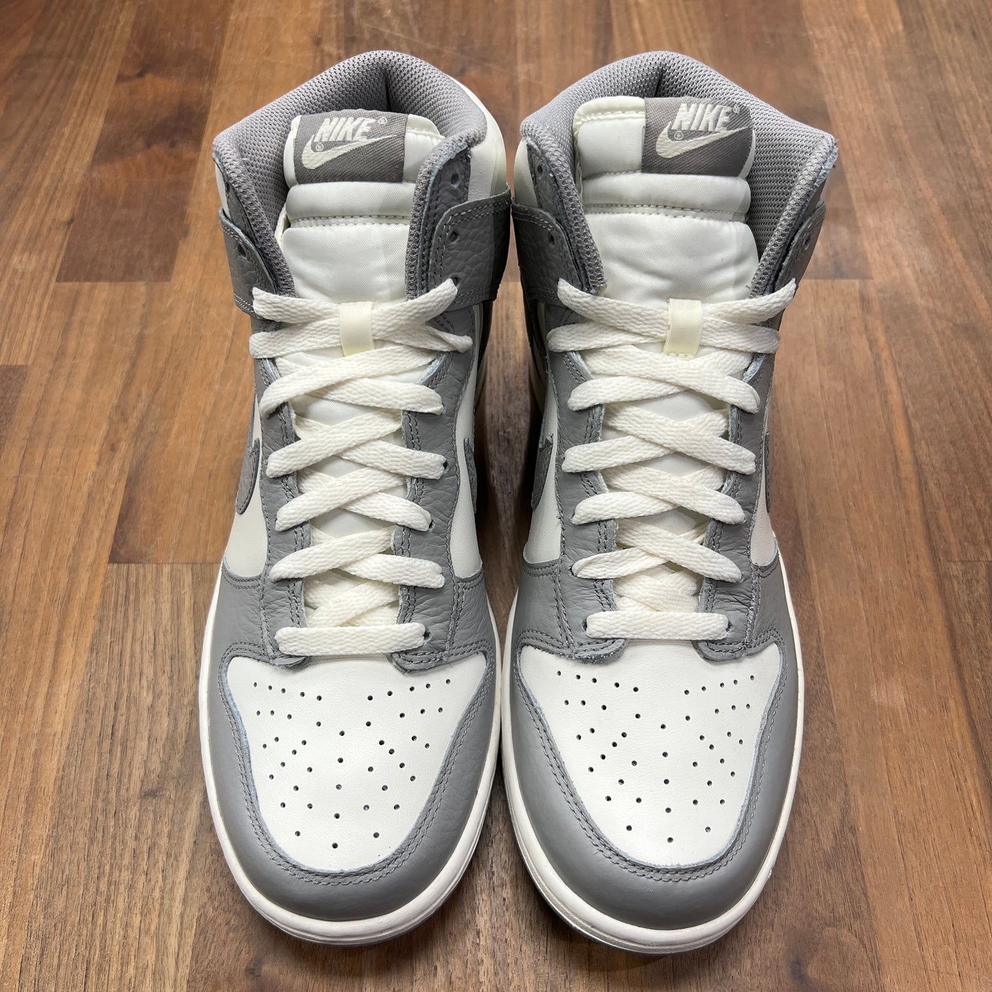 Nike Dunk High 2012 Grey/White 317982123 Size 9 NEW s4299