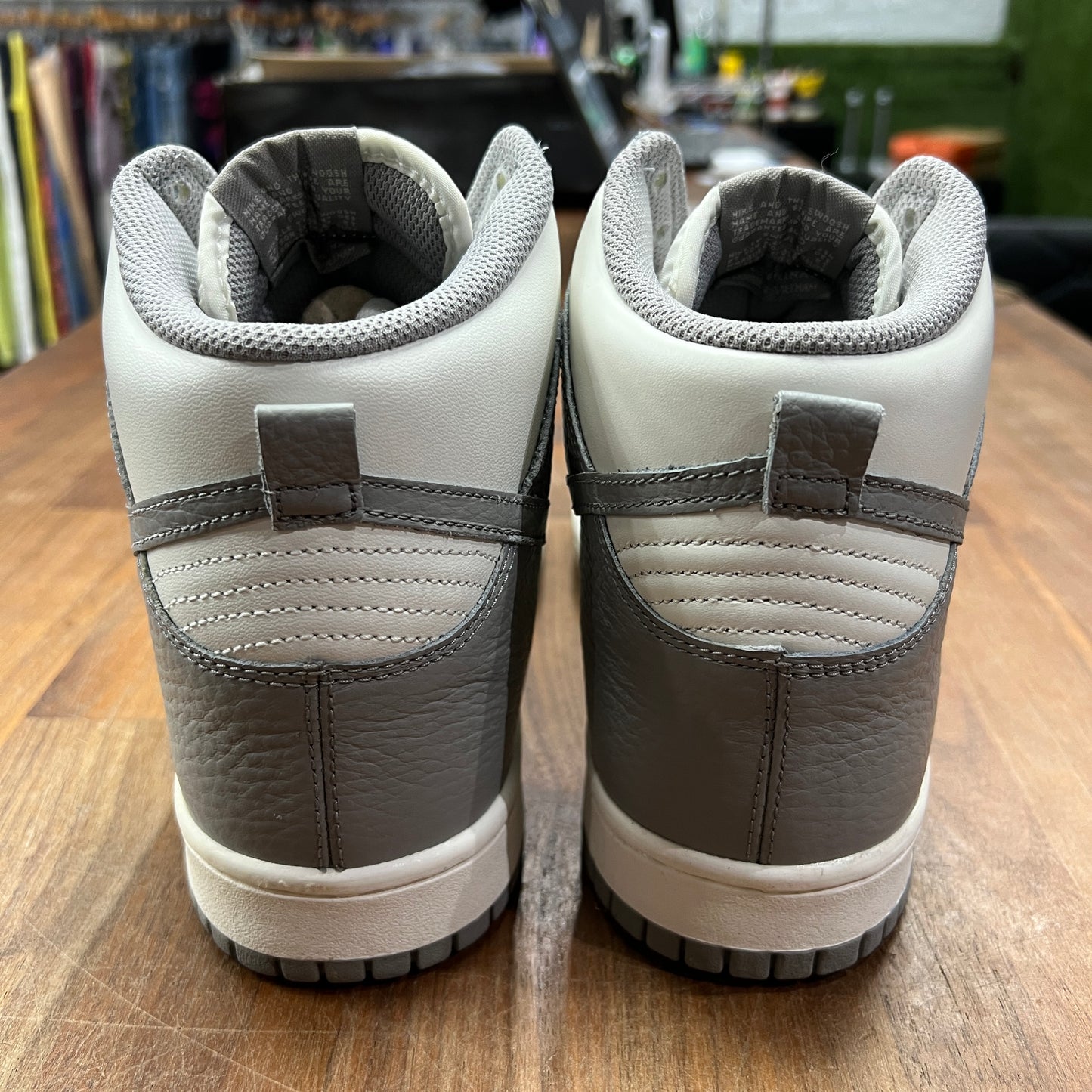 Nike Dunk High 2012 Grey/White 317982123 Size 9 NEW s4299