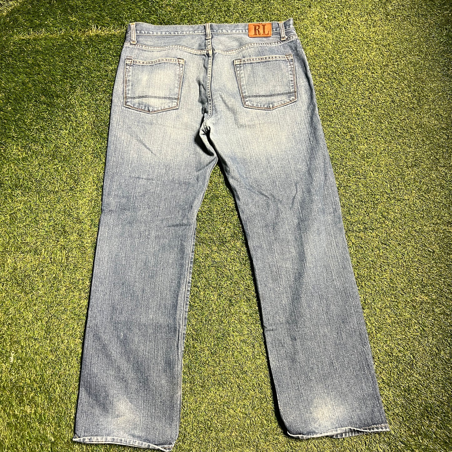 Ralph Lauren RL Blue Jeans Size 36x32 USED v15603