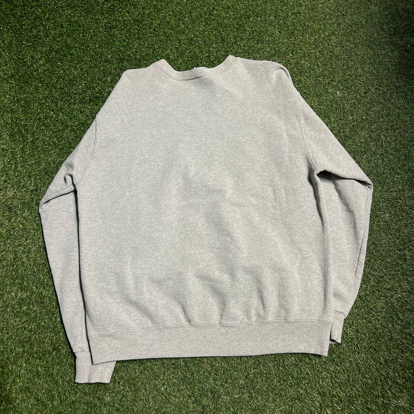 Champion 1990s Simple Spellout Grey Crewneck Size Large USED v14513