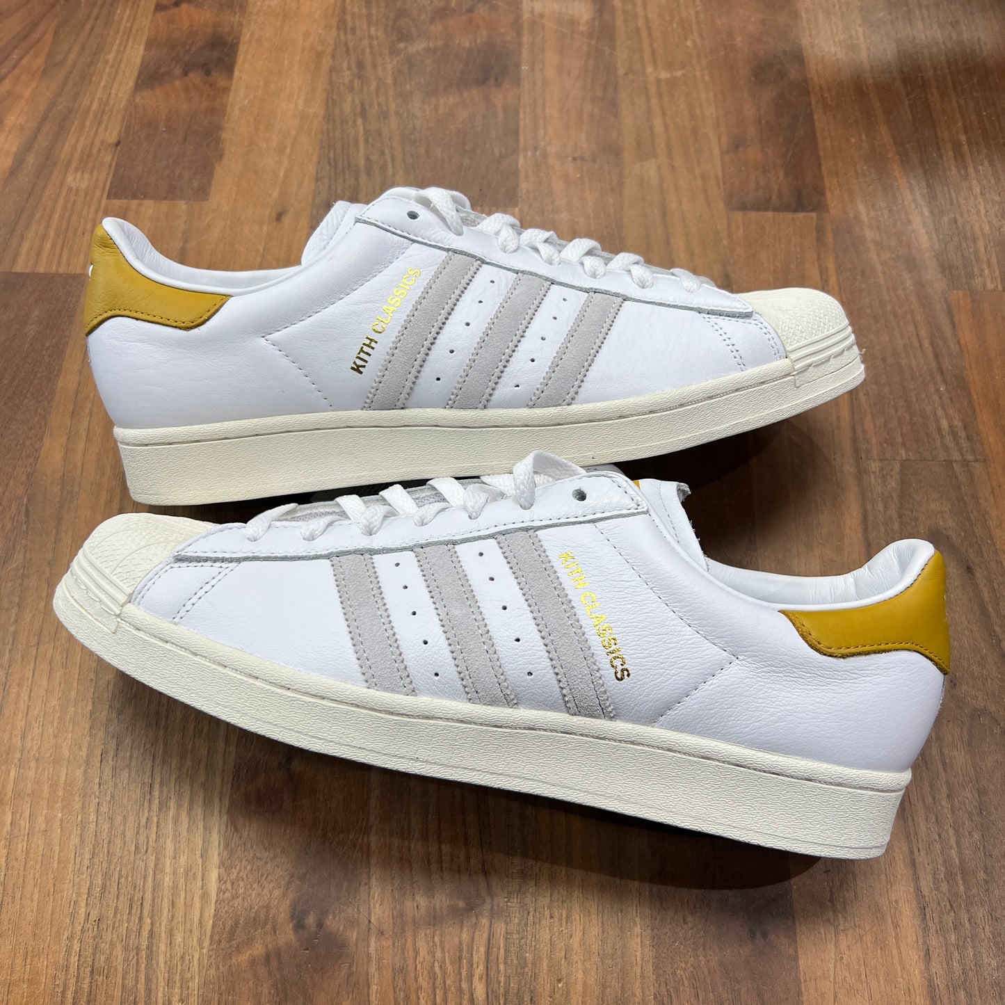 adidas Superstar Kith Classics White Mango Size 12 NEW s15740
