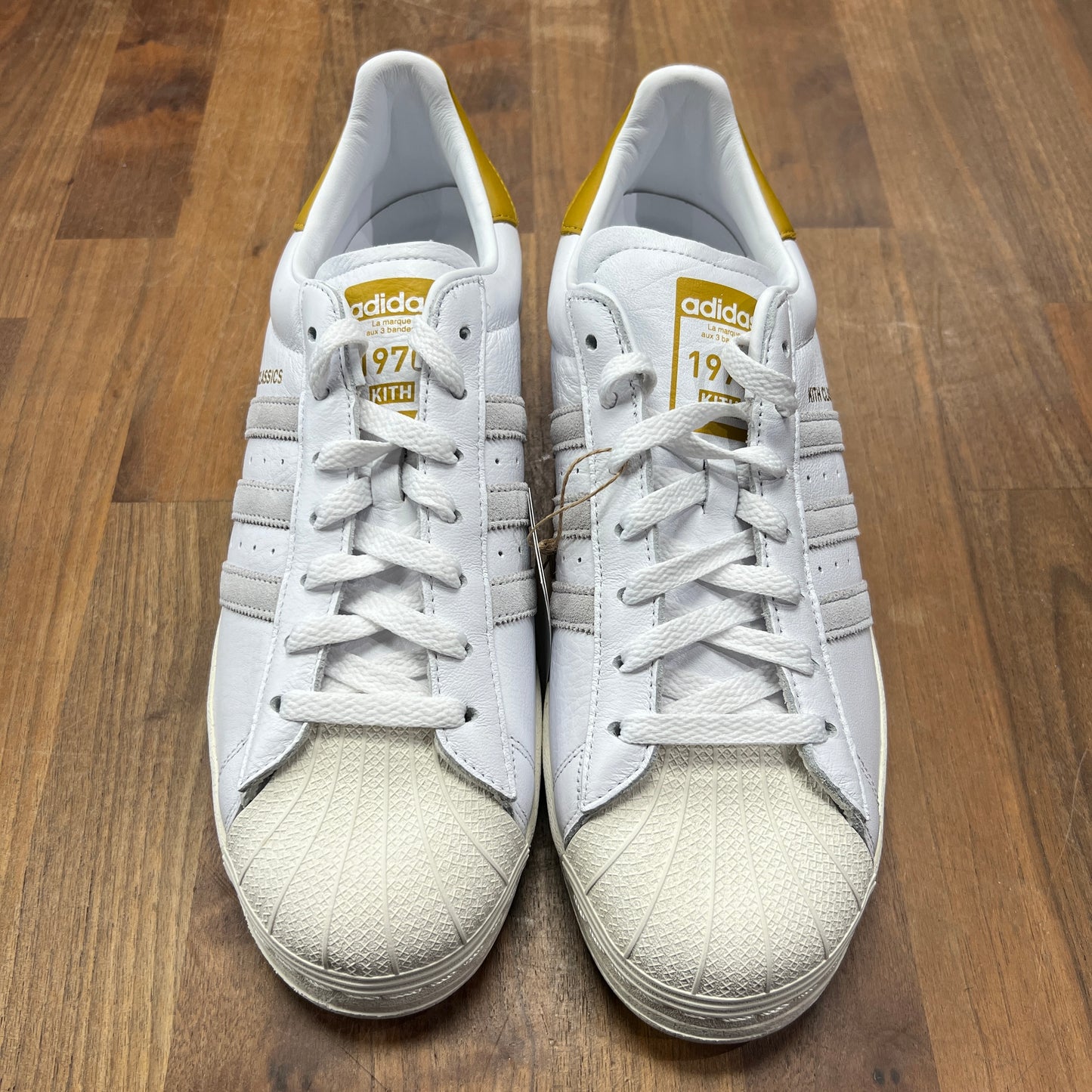 adidas Superstar Kith Classics White Mango Size 12 NEW s15740