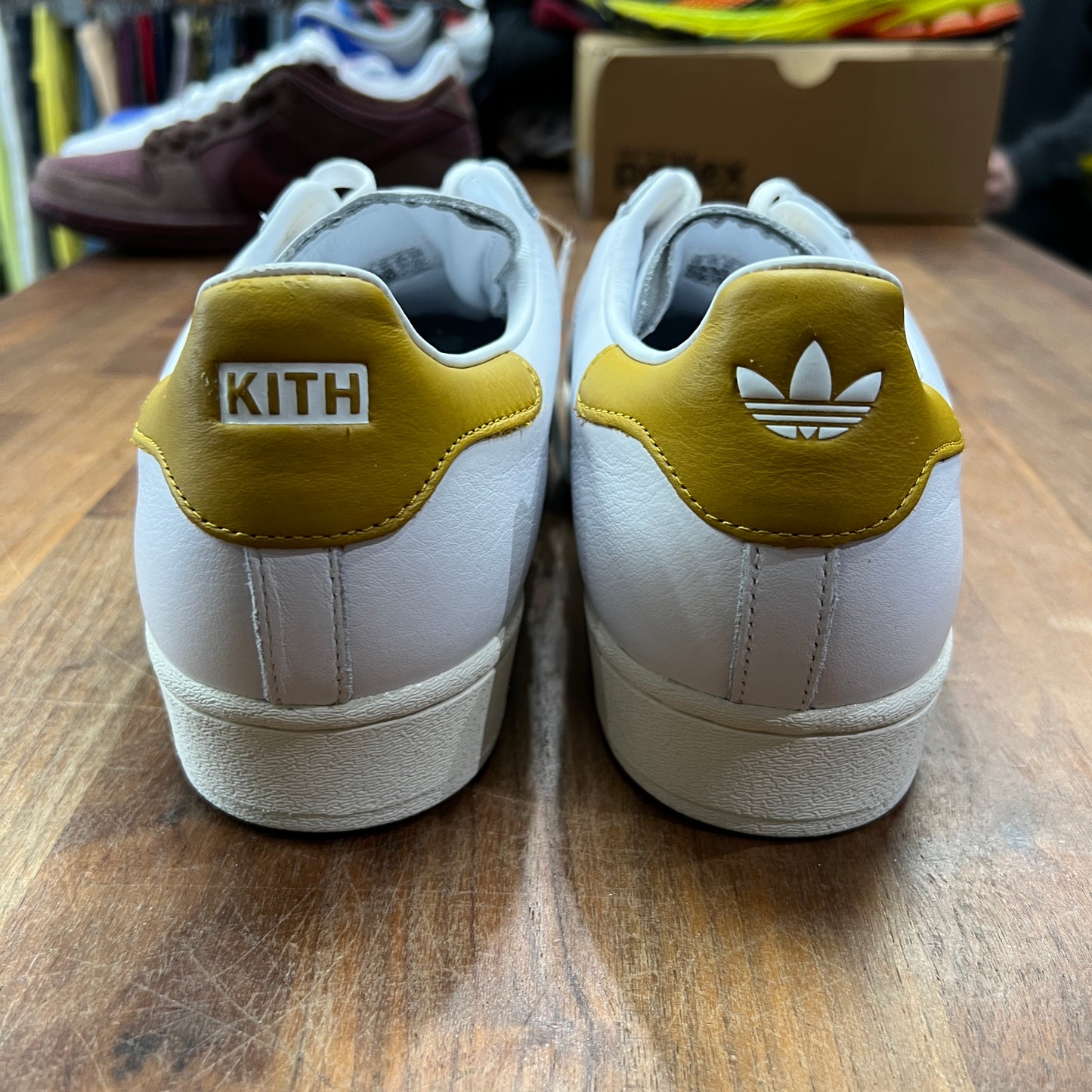 adidas Superstar Kith Classics White Mango Size 12 NEW s15740