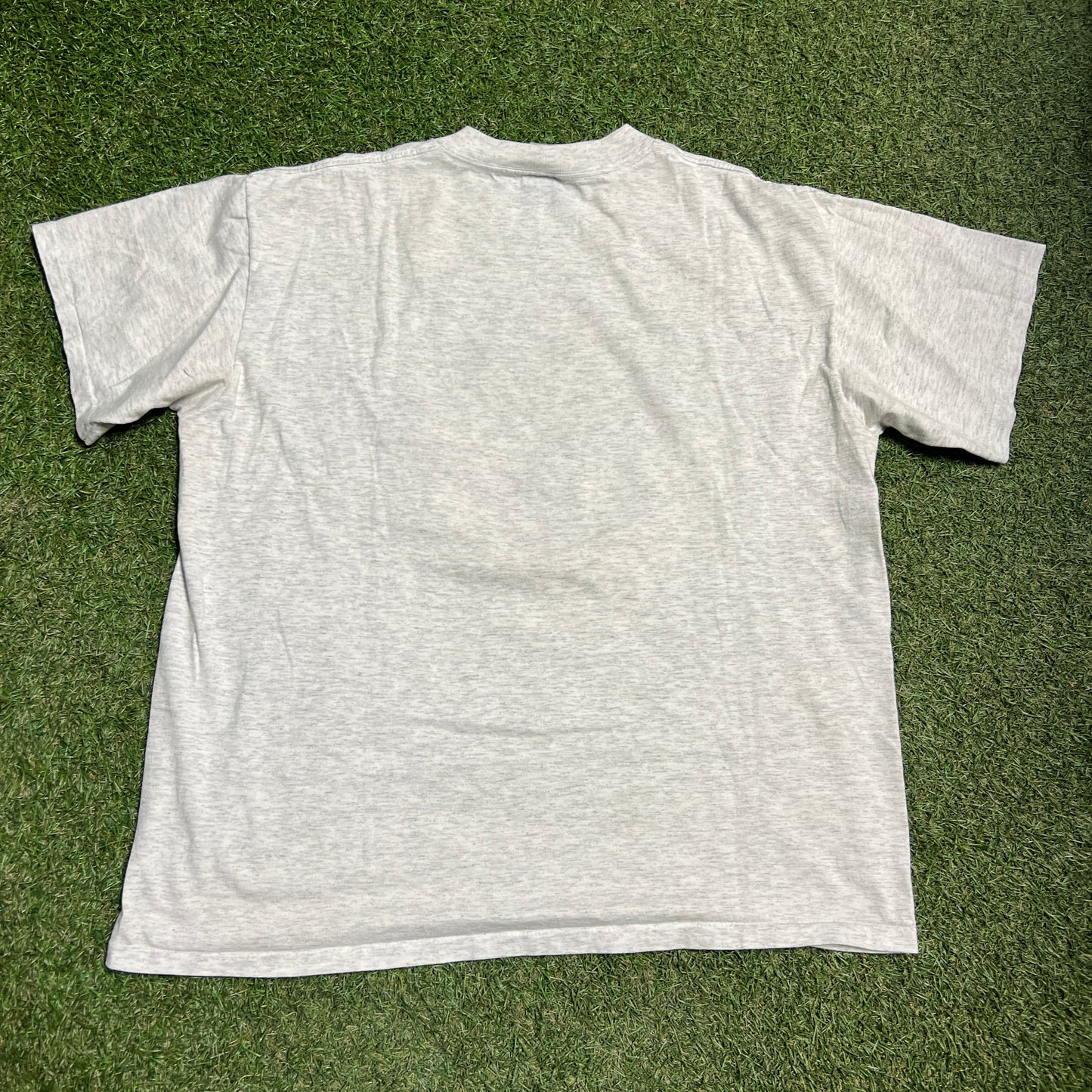 1990s Dolphin Tricks Tee Grey Size XL USED v14571