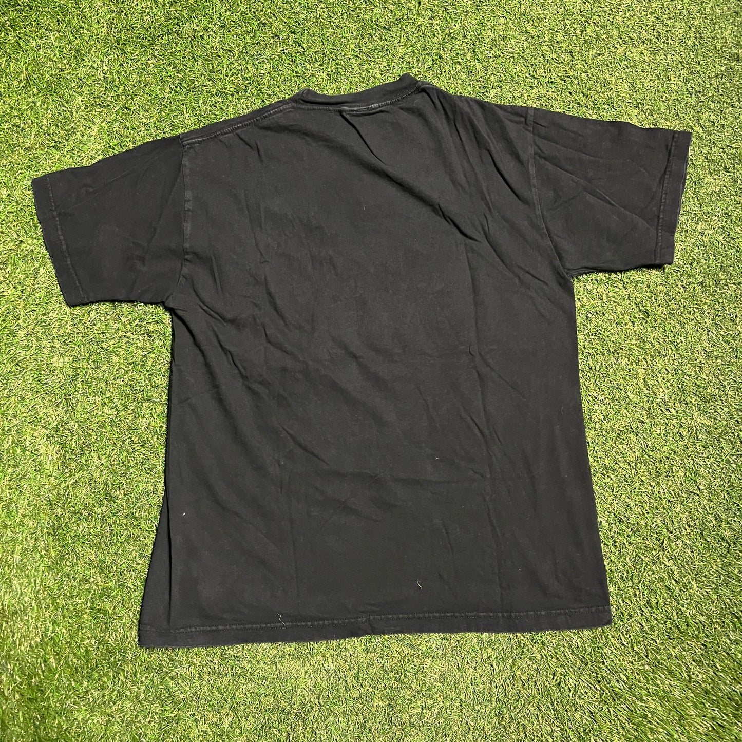 2010s Marvel Mad Engine Iron Man Black Tee Size Large USED v5614