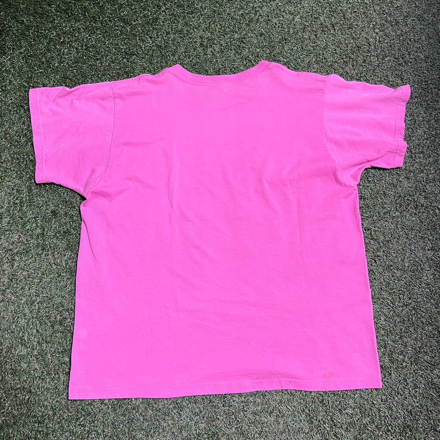 Y2K New Hampshire Black Bear Tee Pink Size XL USED v14569