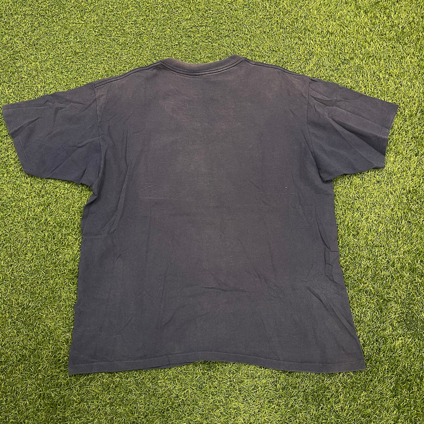 1999 Back to Back Super Bowls Broncos Navy Tee Size XL USED v14677