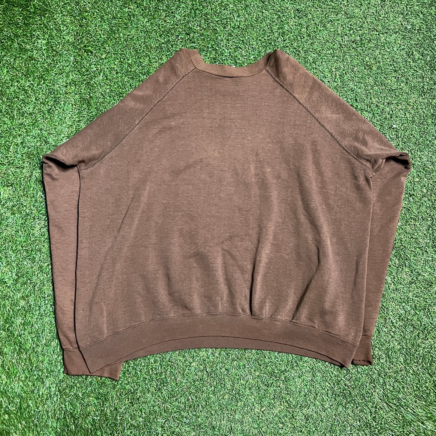 1987 Cleveland Browns Dawgs Brown Crewneck Size XL USED v15661