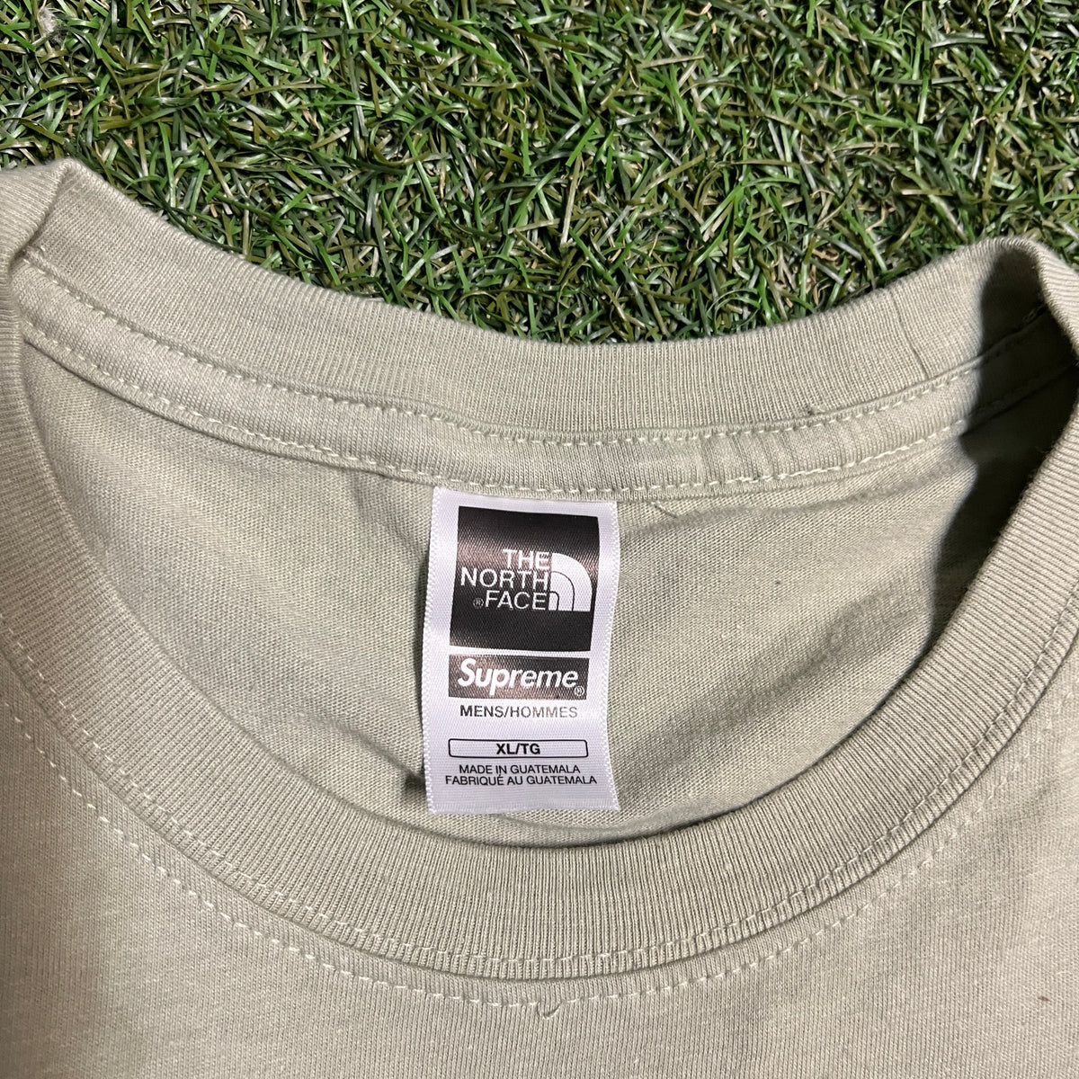 Supreme x North Face Astronaut Tee Green Size XL NEW x12195