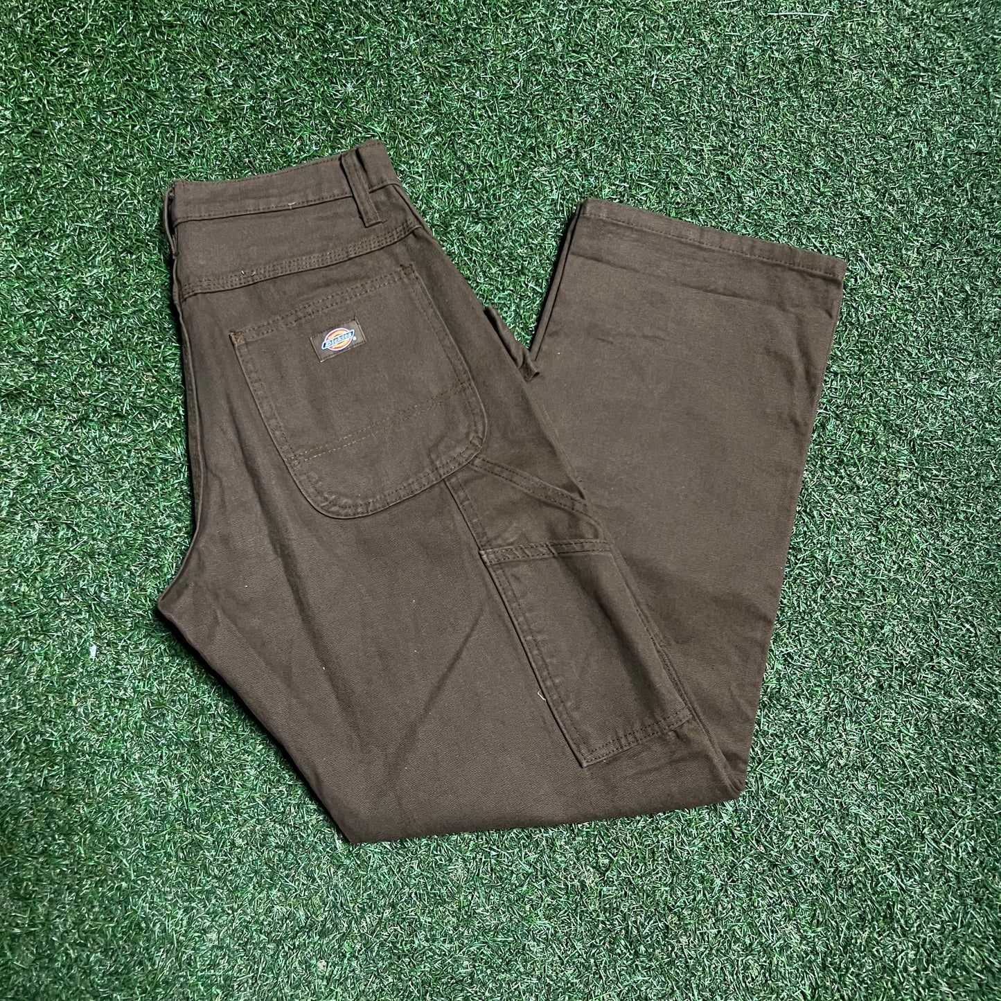 Dickies Brown Workwear Pants Size 30x30 USED v15637