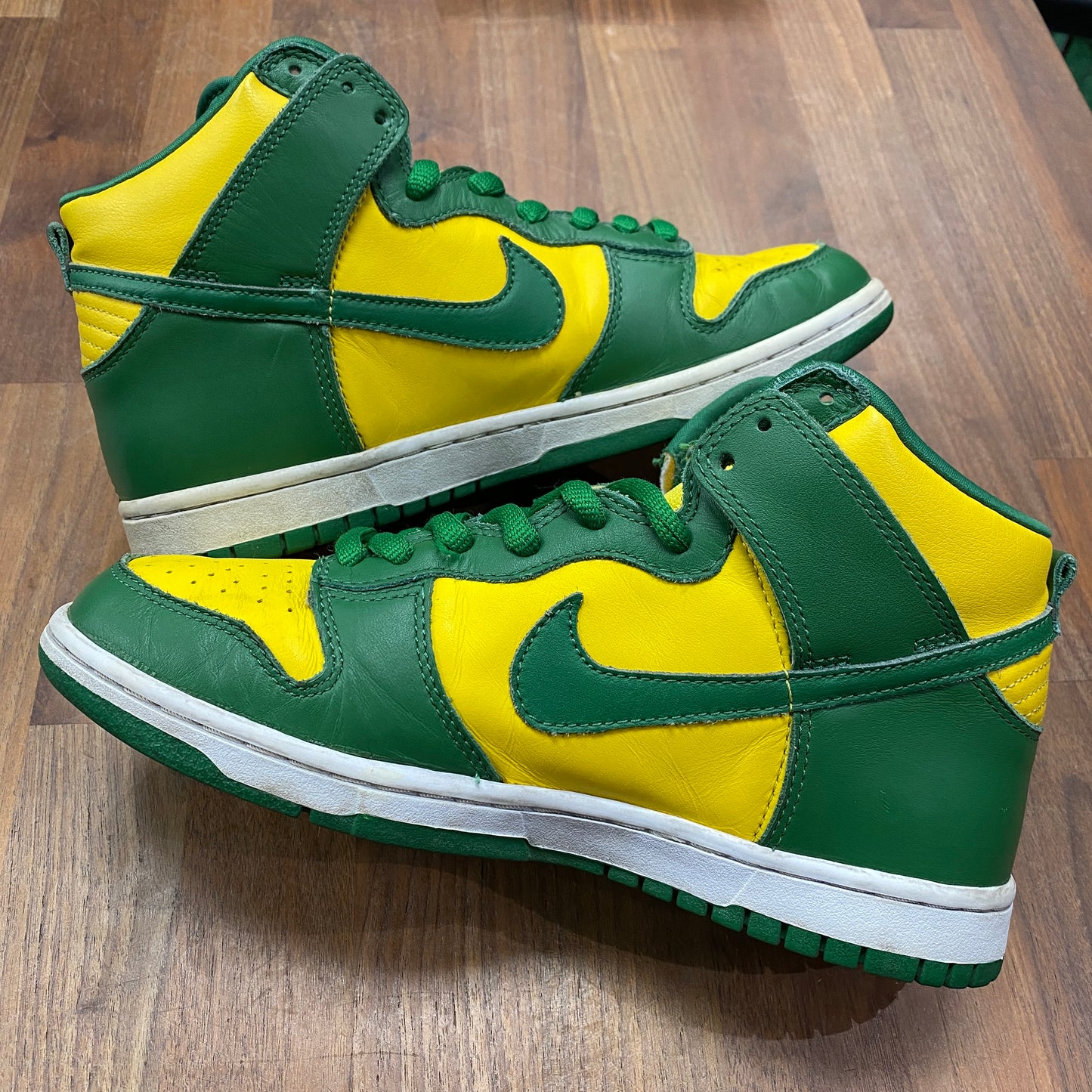 Nike SB Dunk High Brazil 2003 Size 8 USED s941