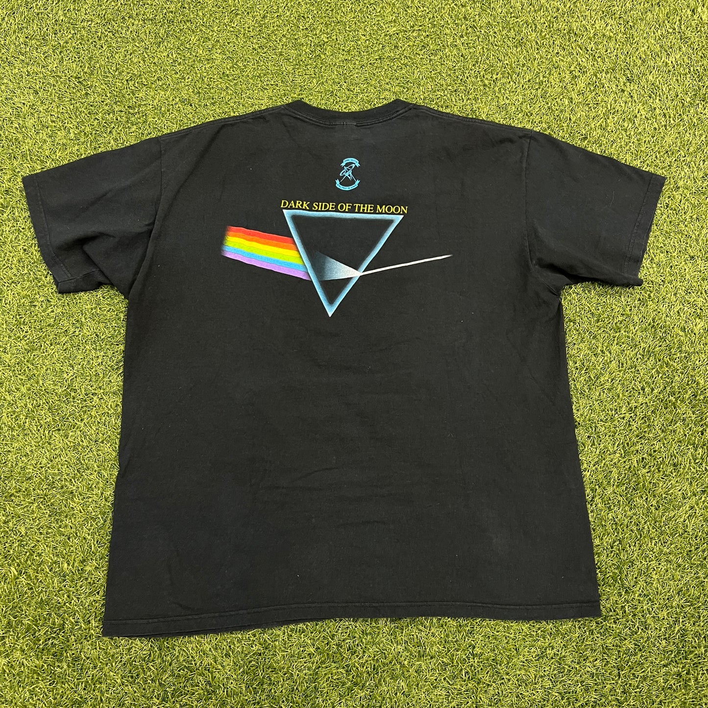 2007 Pink Floyd Dark Side of The Moon Black Tee Size XXL USED v14609