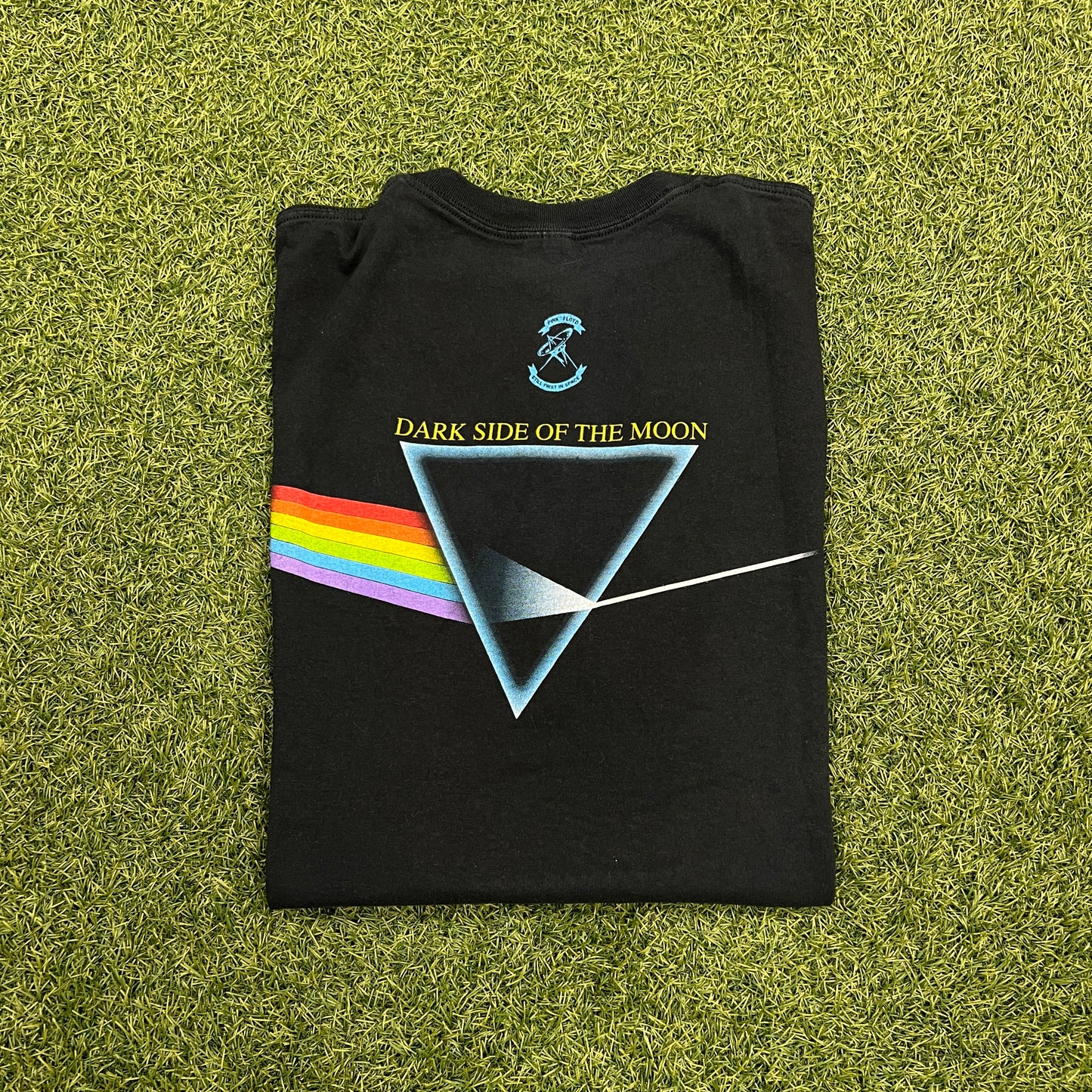 2007 Pink Floyd Dark Side of The Moon Black Tee Size XXL USED v14609