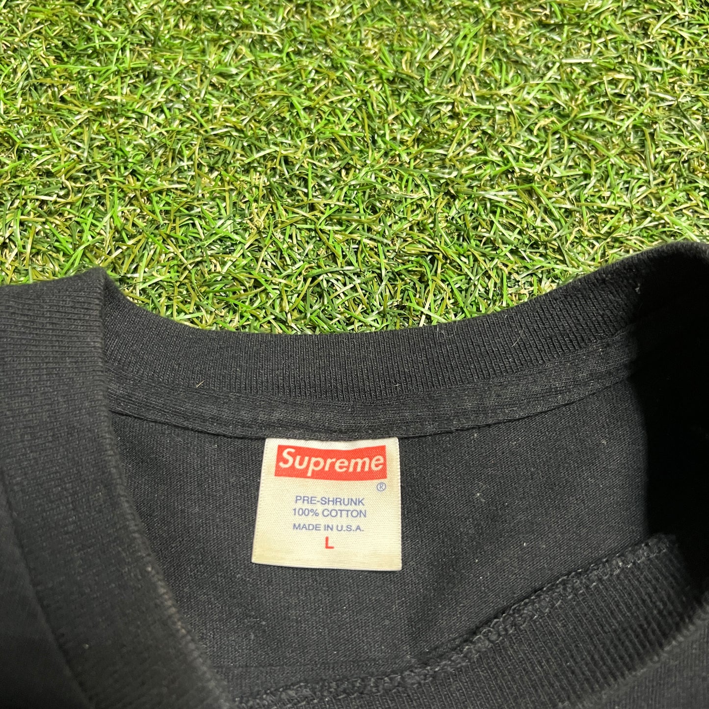 Supreme friends and family lack on black box logo Size Large USED x11300