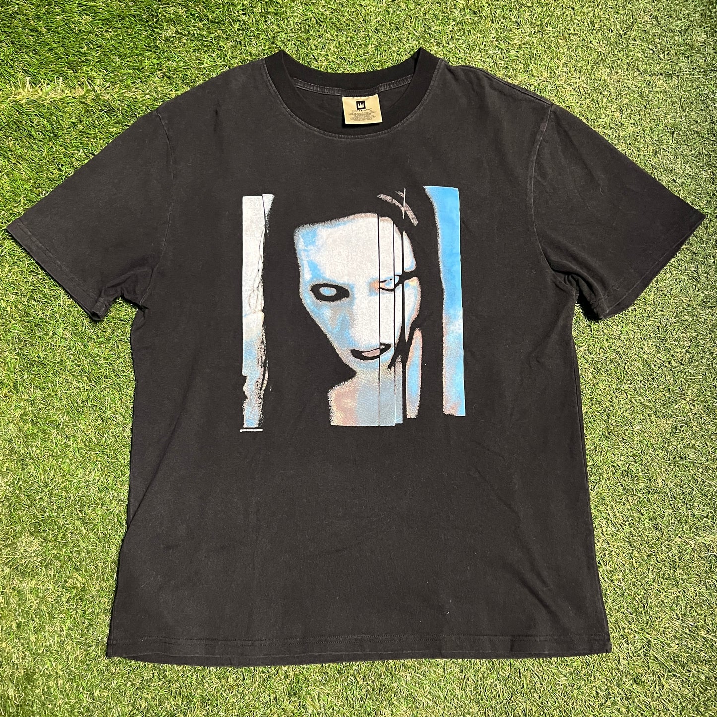 1998 Vintage Marilyn Manson Long Hard Road Tee black Size XL USED v13954