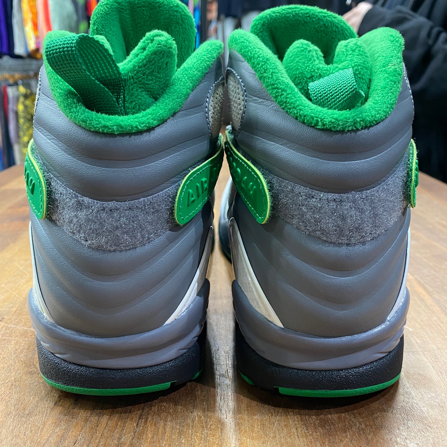 Jordan 8 University of Oregon PE Pure Platinum SAMPLE Size 9 NEW s10661