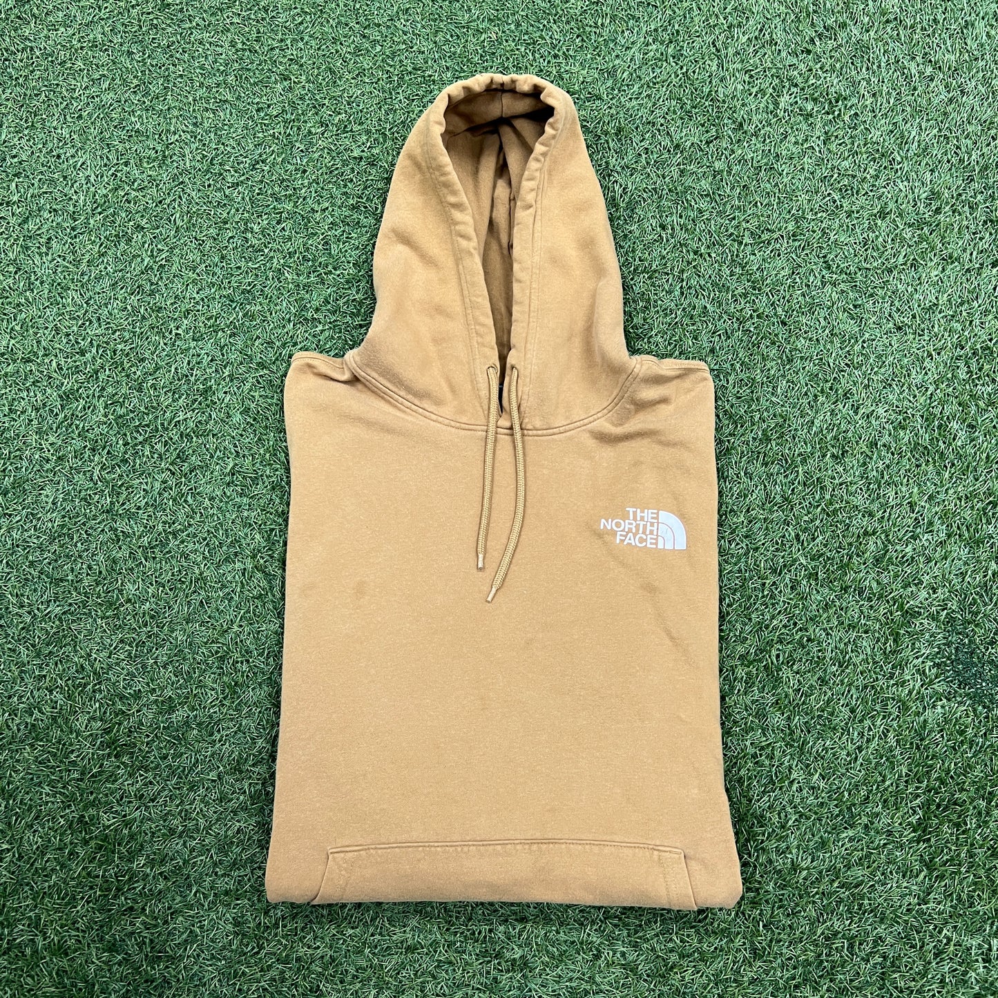 The North Face Tan Hoodie Size XXL USED v14654