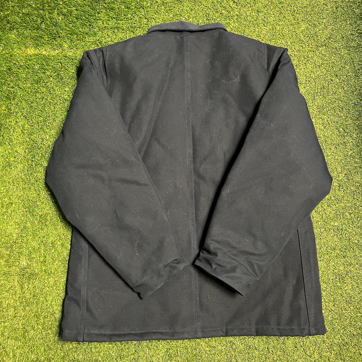 Carhartt Duck Insulated Navy Jacket Size Large NEW v14628