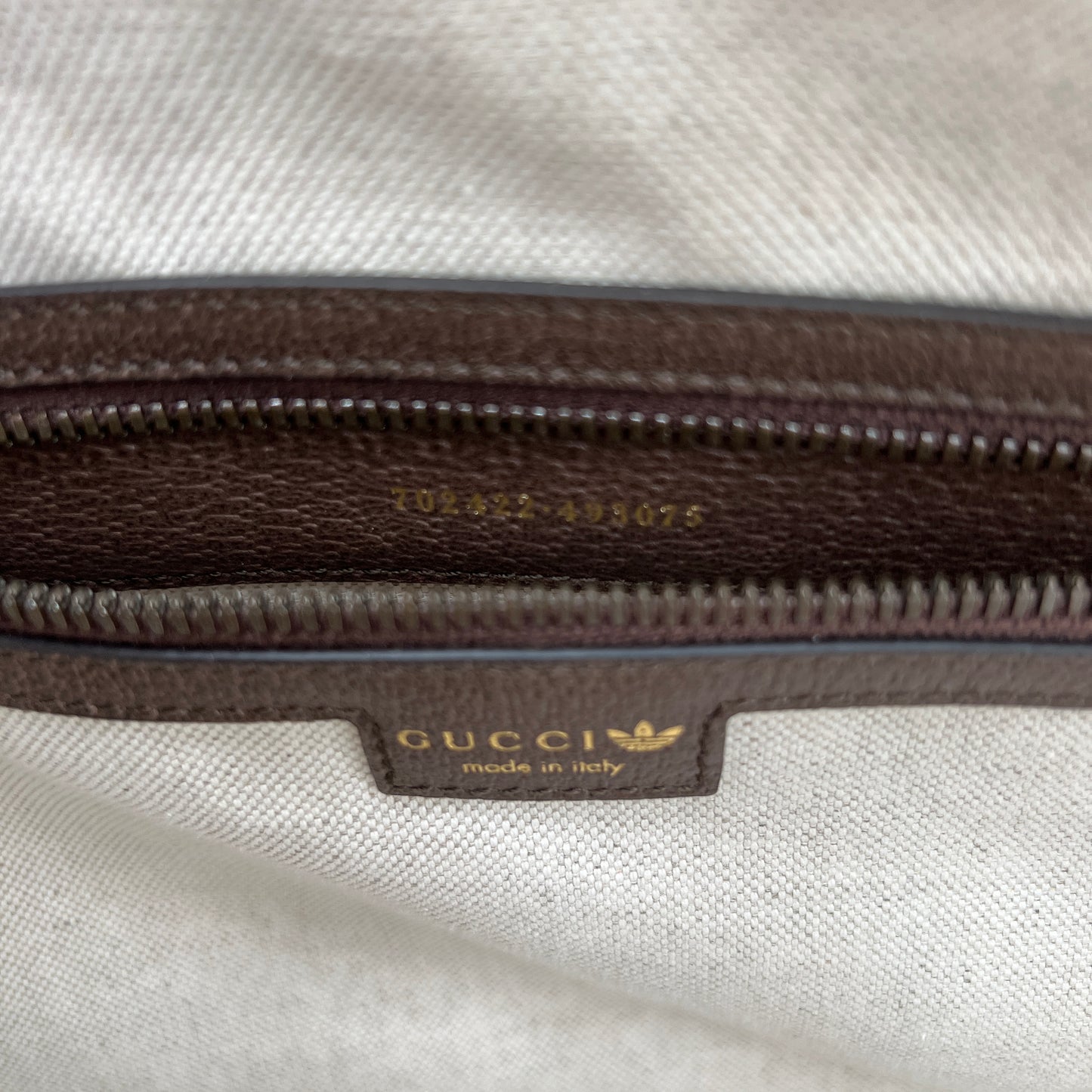Gucci x Adidas Large Duffle Bag Beige/Brown X12550
