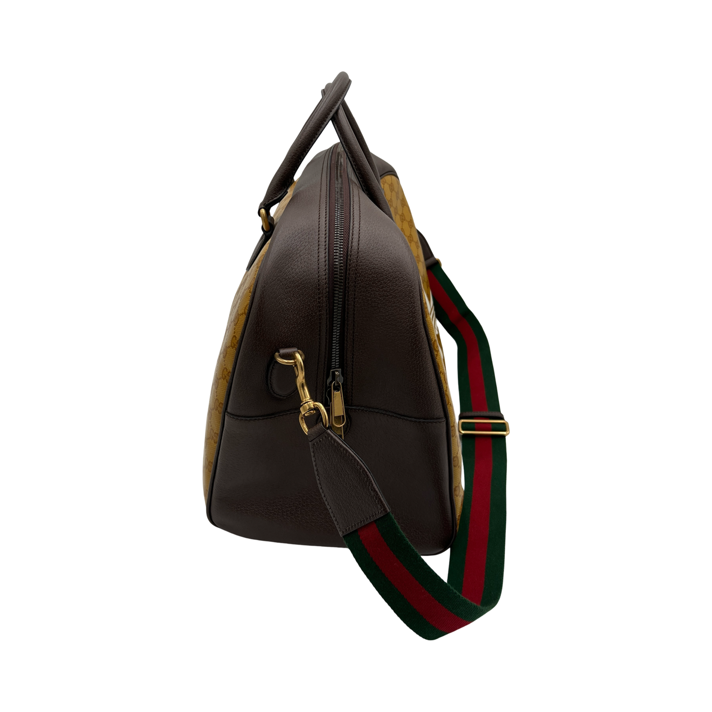 Gucci x Adidas Large Duffle Bag Beige/Brown X12550
