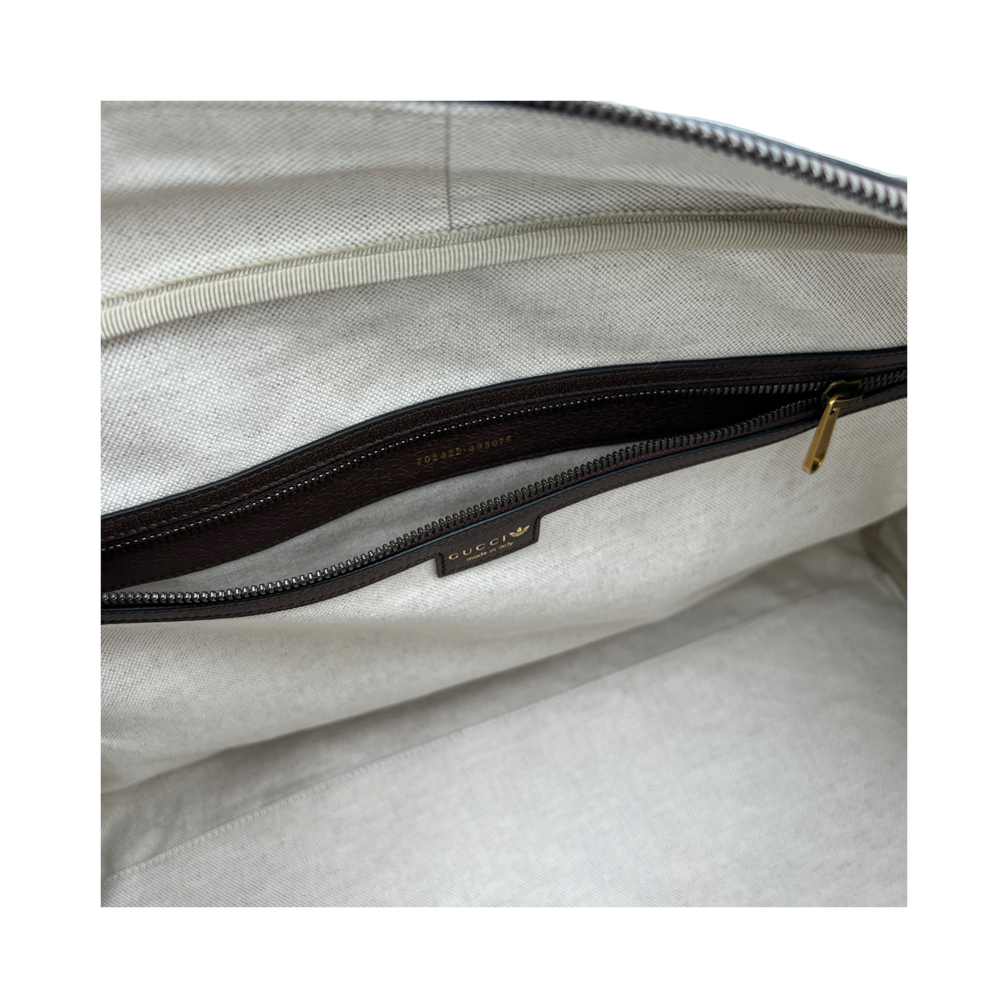 Gucci x Adidas Large Duffle Bag Beige/Brown X12550