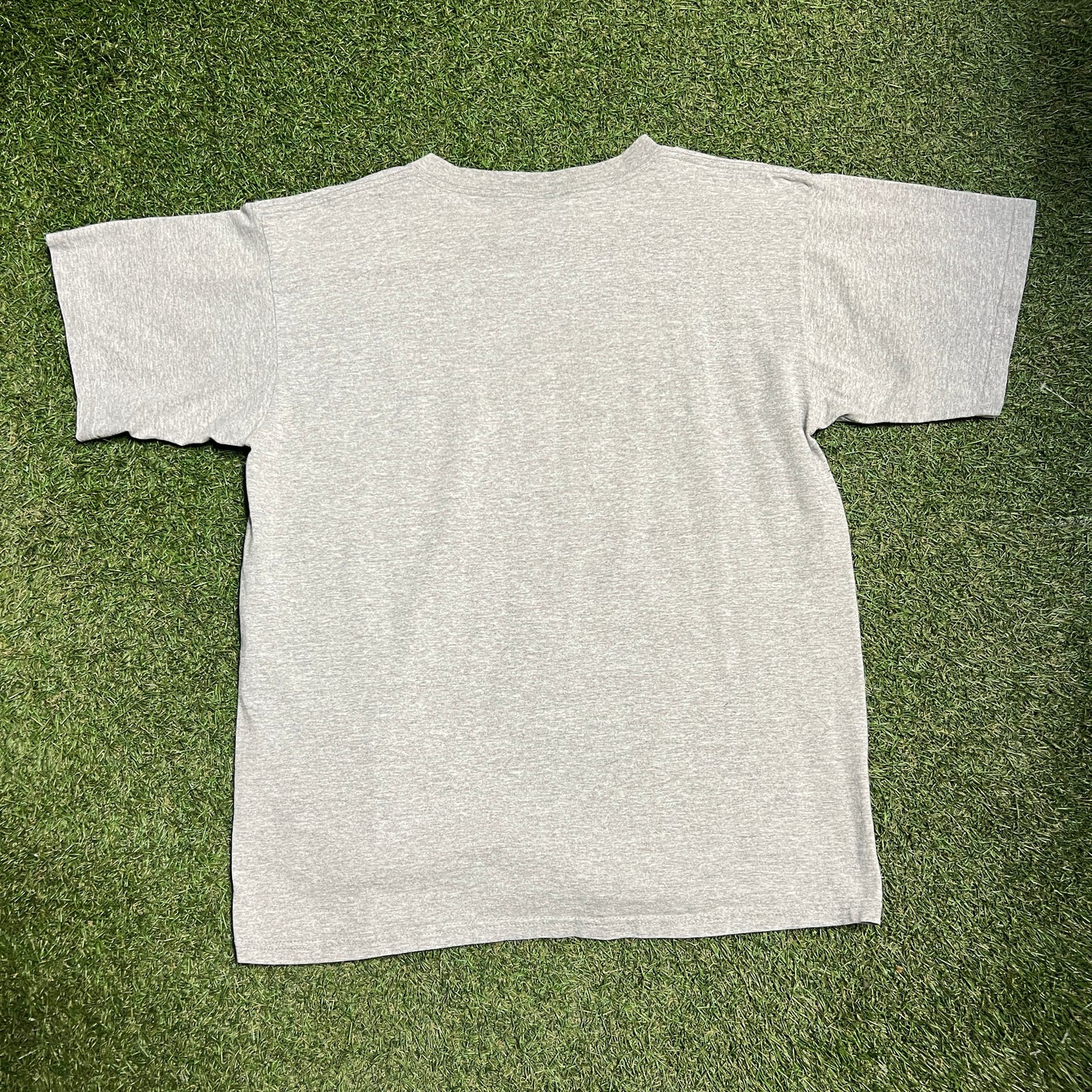 Nike Super Bowl XXXV NFC Conference Champions Giants Grey Tee Size Large USED v14709