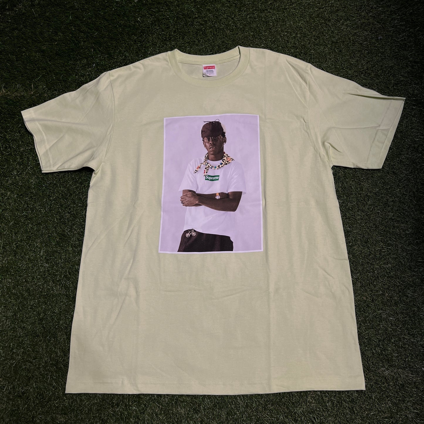 Supreme Tyler the Creator Pale Mint Photo Tee Size Large NEW x11299