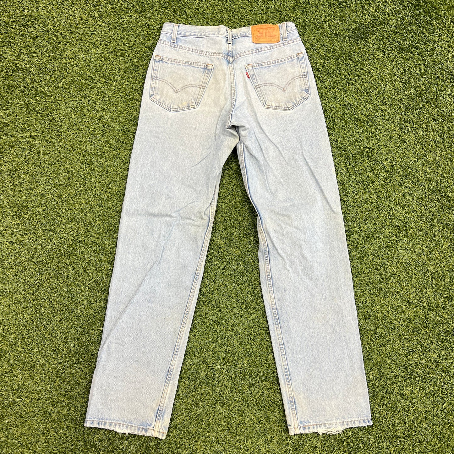 Levi 505s Red Tab Light Blue Jeans Size 32x34 USED v14756