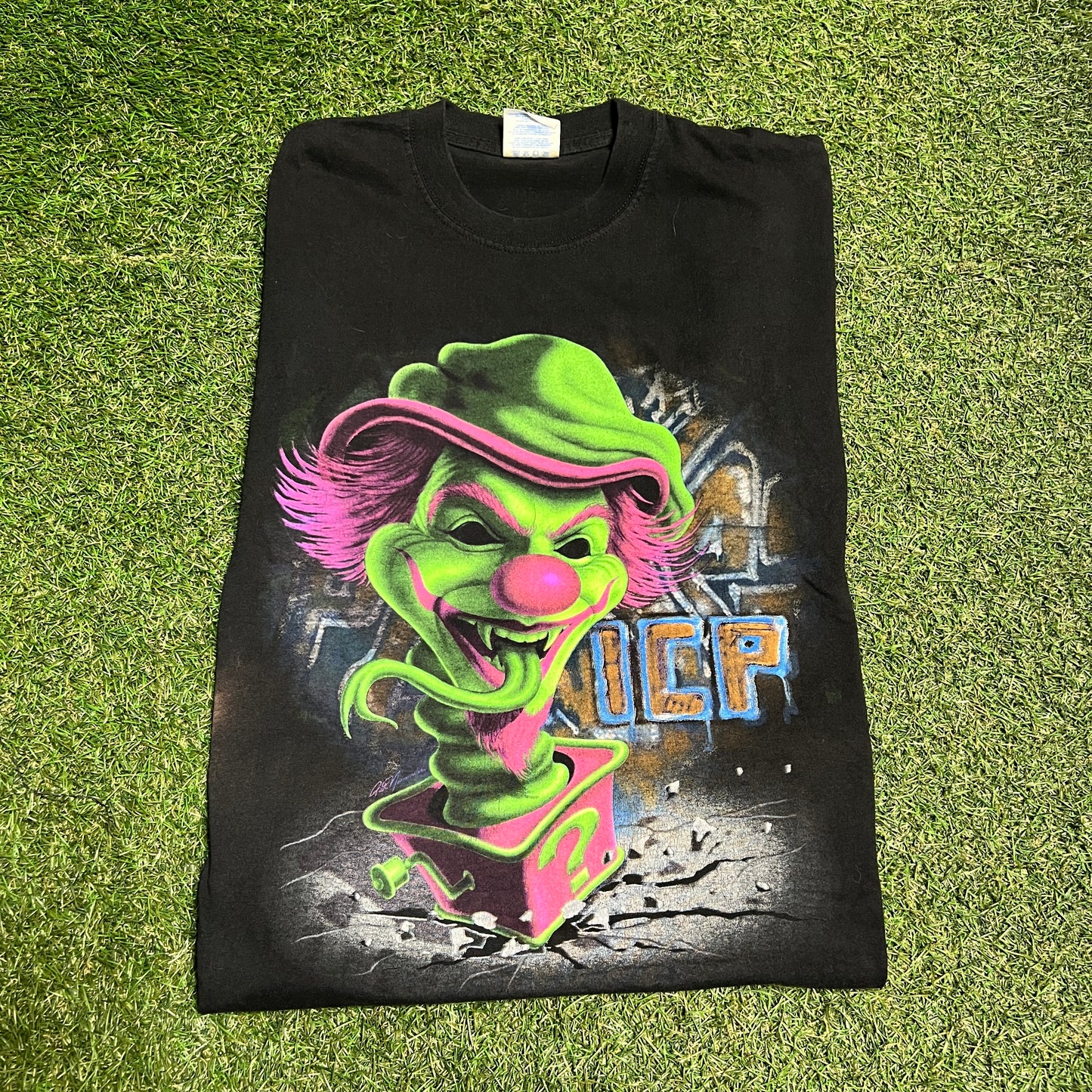 ICP jack in the box tee black Size XL USED v13943
