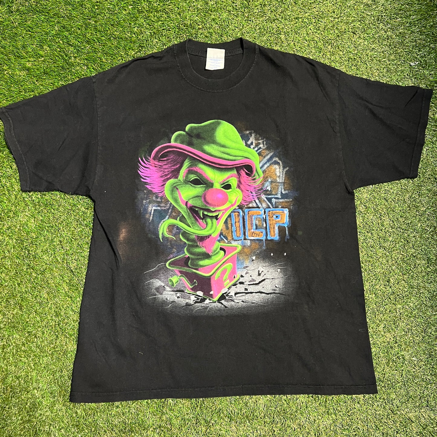 ICP jack in the box tee black Size XL USED v13943