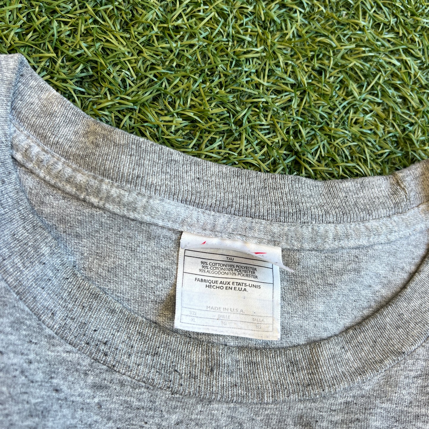 1990s Nike White Tag Grey Center Swoosh Longslee Size XL USED v15741