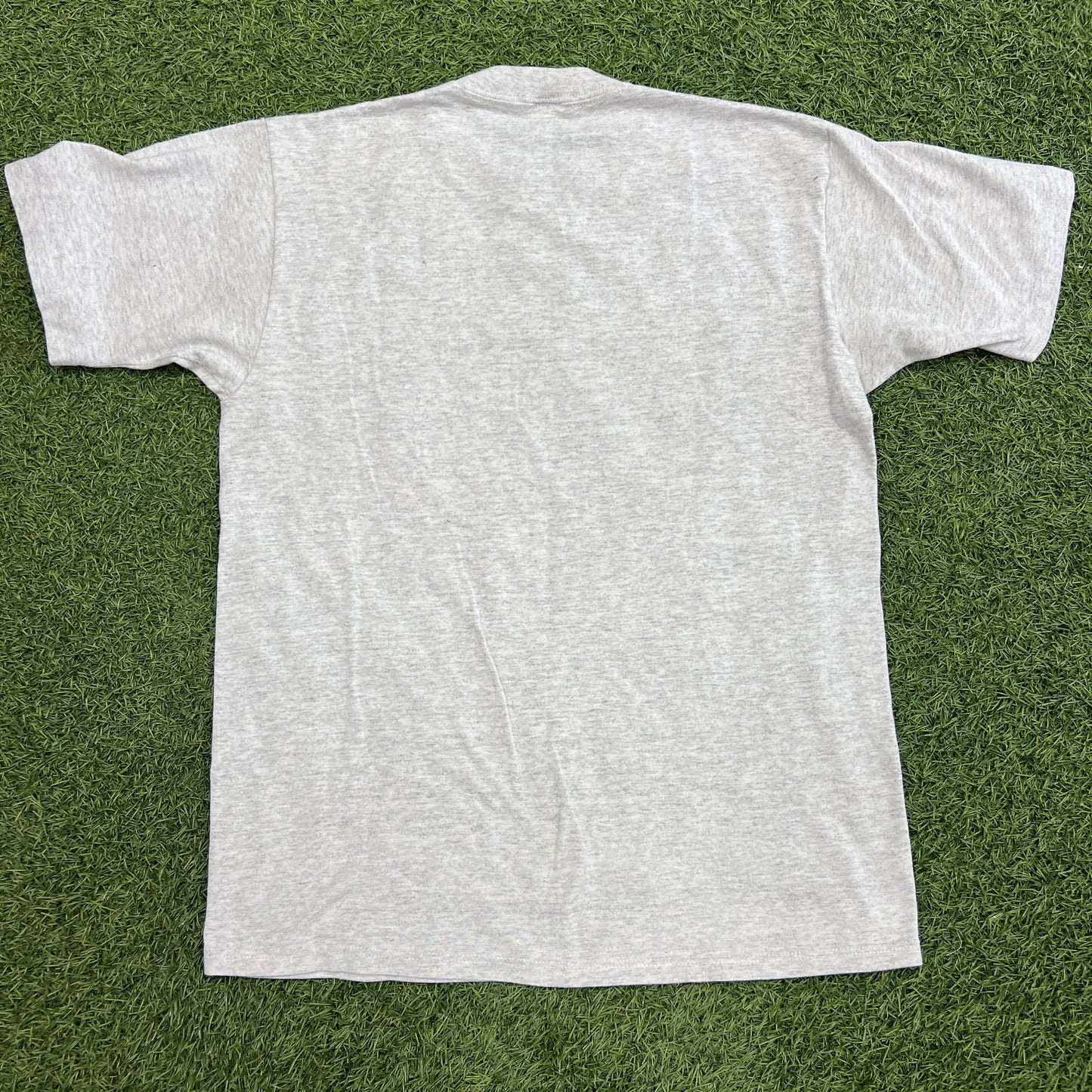 1989 Try Burning This Flag Fighter Jet Grey Tee Size Large USED v14724