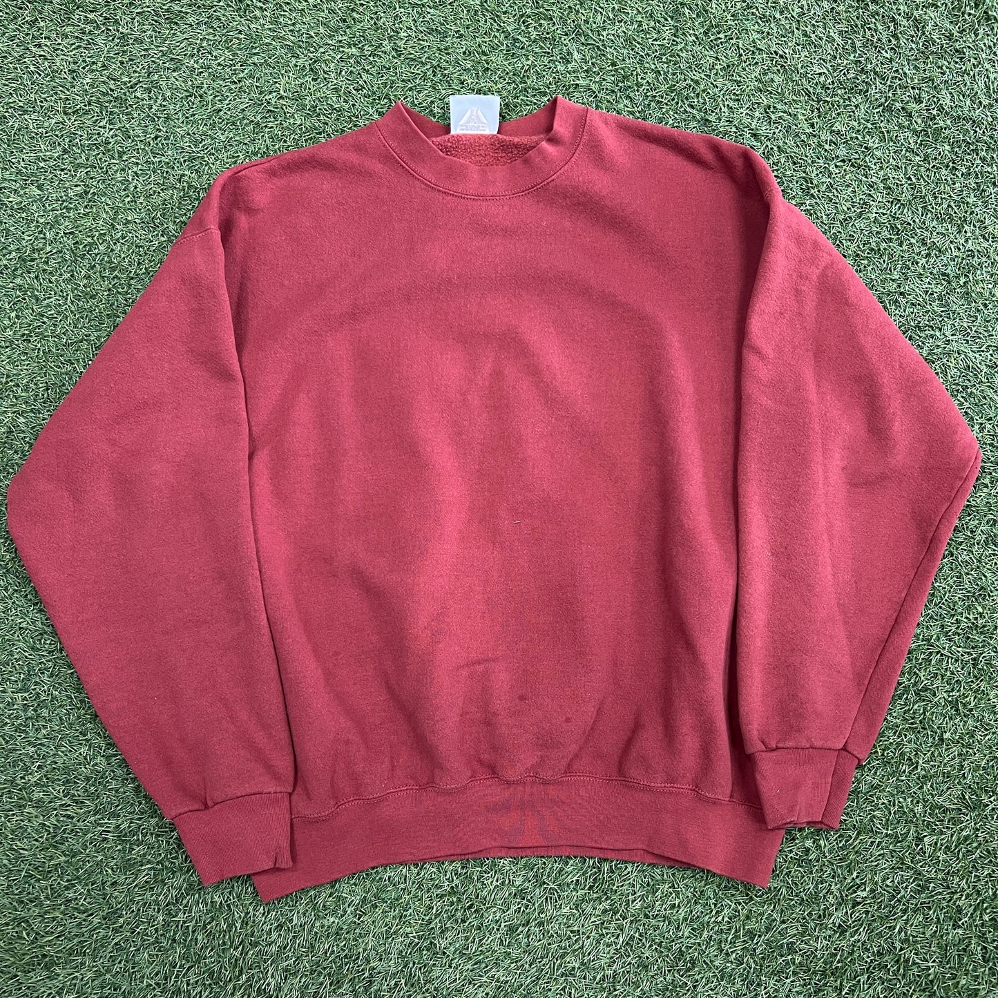1990s Lee Blank Red Crewneck Size XXL USED v14745