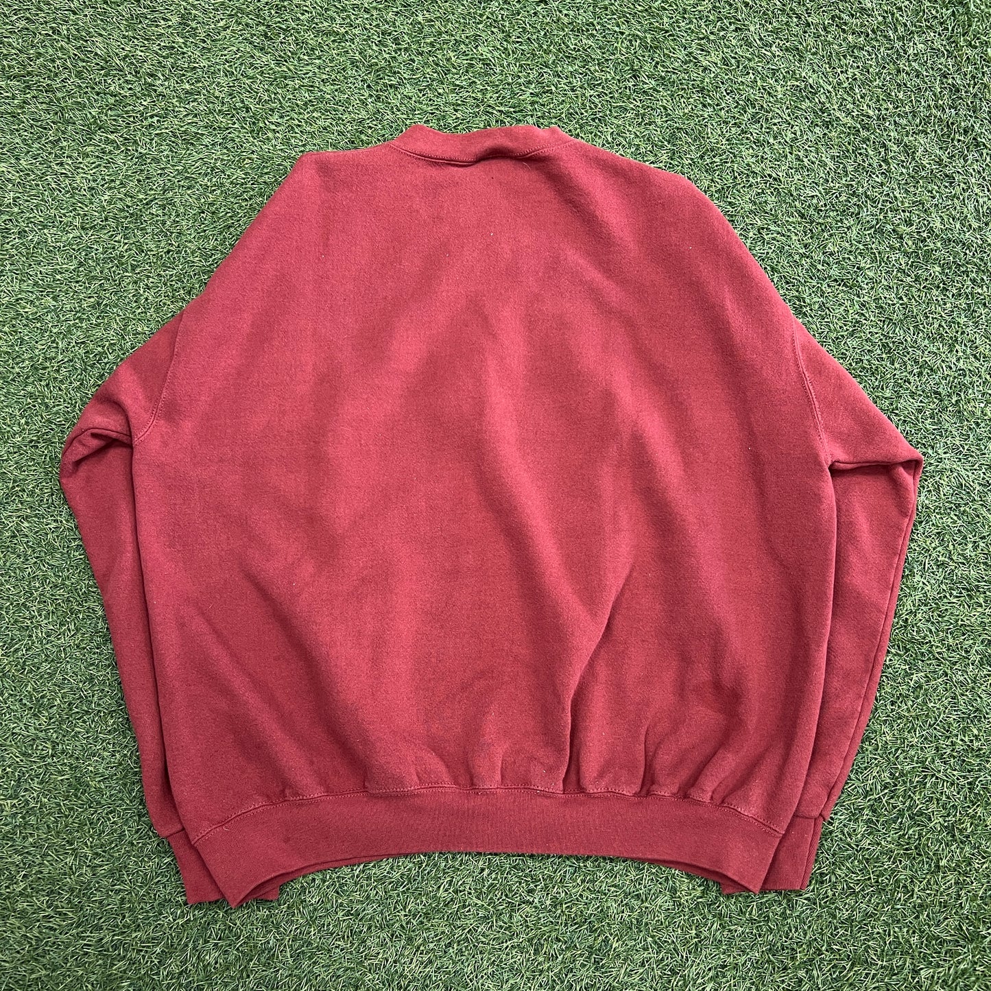 1990s Lee Blank Red Crewneck Size XXL USED v14745