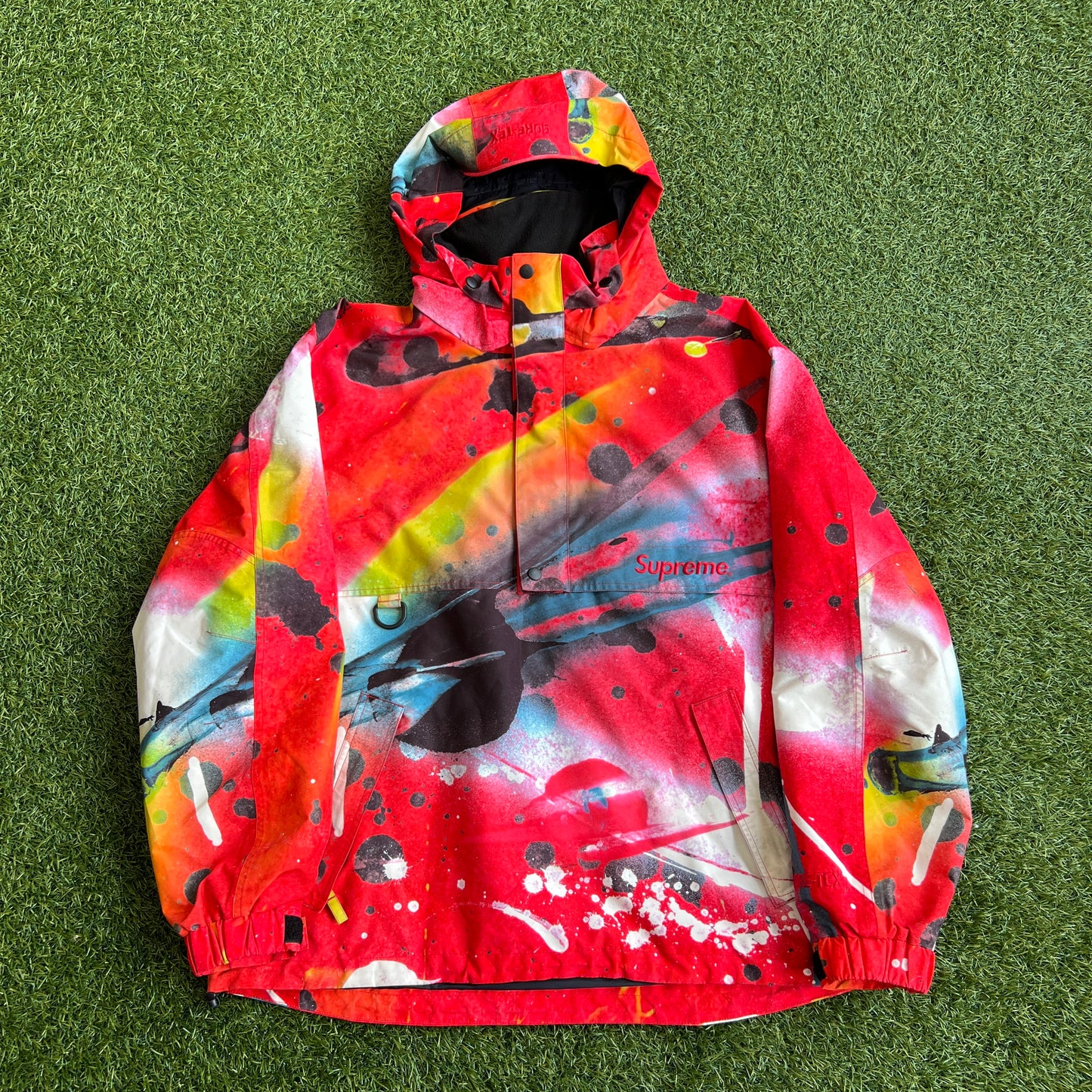 Supreme Gore-Tex Rammellzee Red Jacket Size XL USED x13202