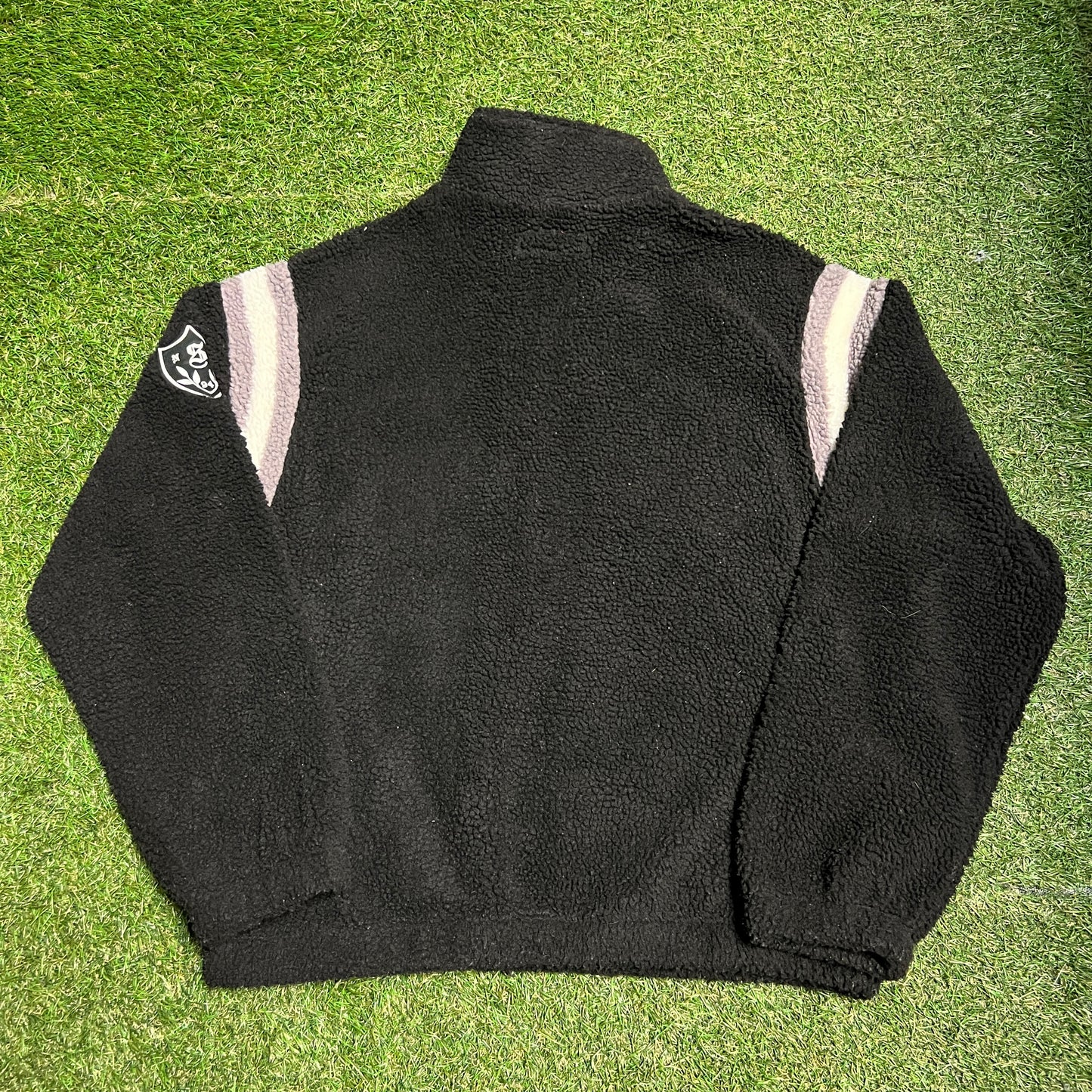 Supreme FW23 Arc Half Zip Fleece Pullover black Size Medium USED x11439