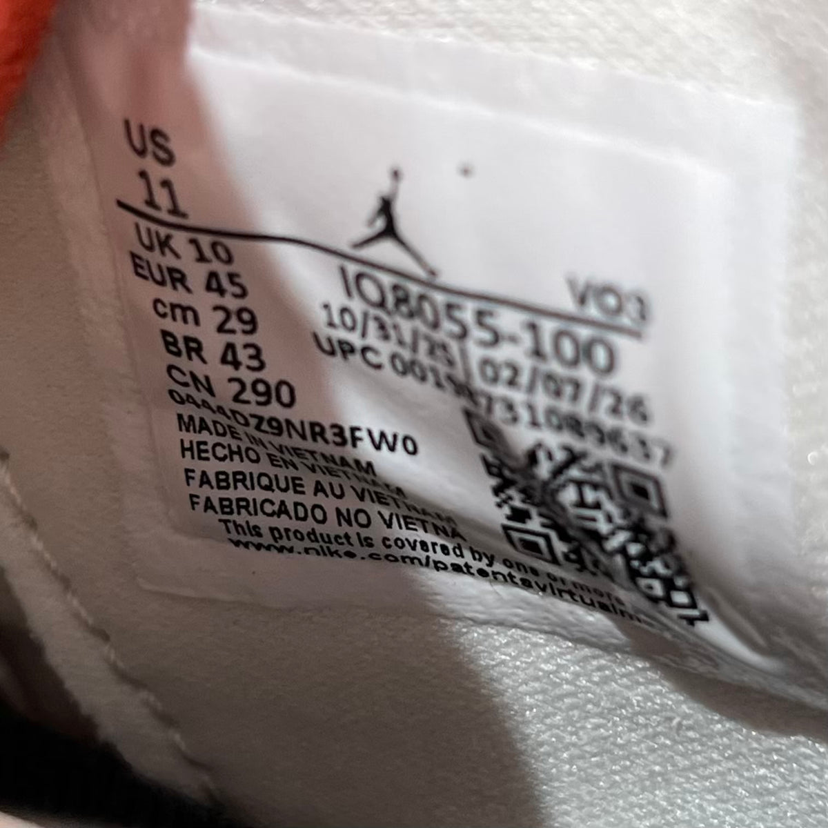 Jordan 4 Nigel Sylvester Brick After Brick (2026) Size 11 NEW s23907