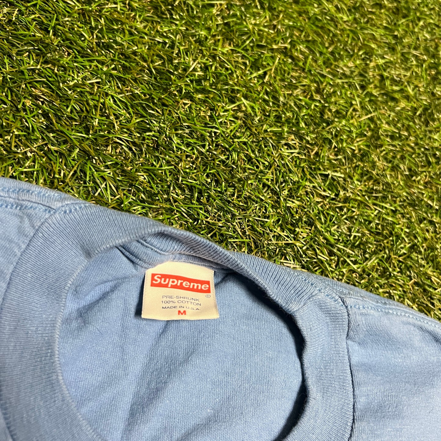 Supreme FW21 XCIV dream team tee dusty light royal Size Medium USED x11436