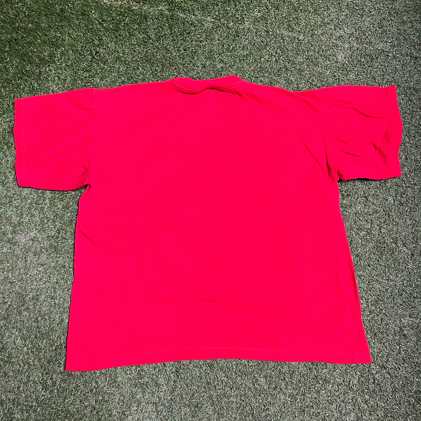 1998 Arsenal Double Winners Red Tee Size XL USED v14791