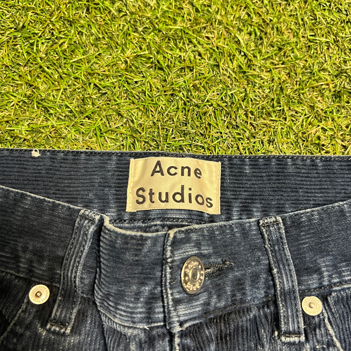 Acne Studios Blue Corduroy Pants Size 28 USED x12272