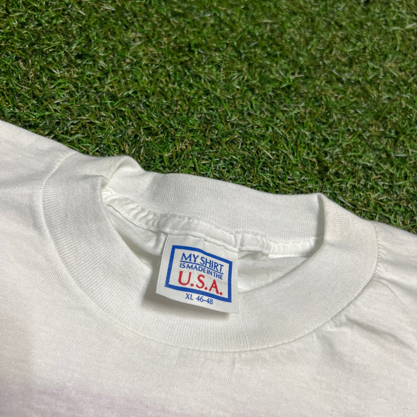 1991 Salem The Fresh One White Tee Size XL USED v13983