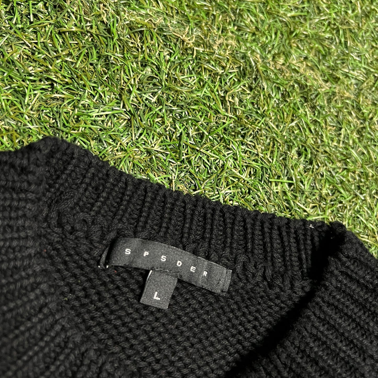 Sp5der I Heart Souvenir Sweater Black Size Large NEW x12344