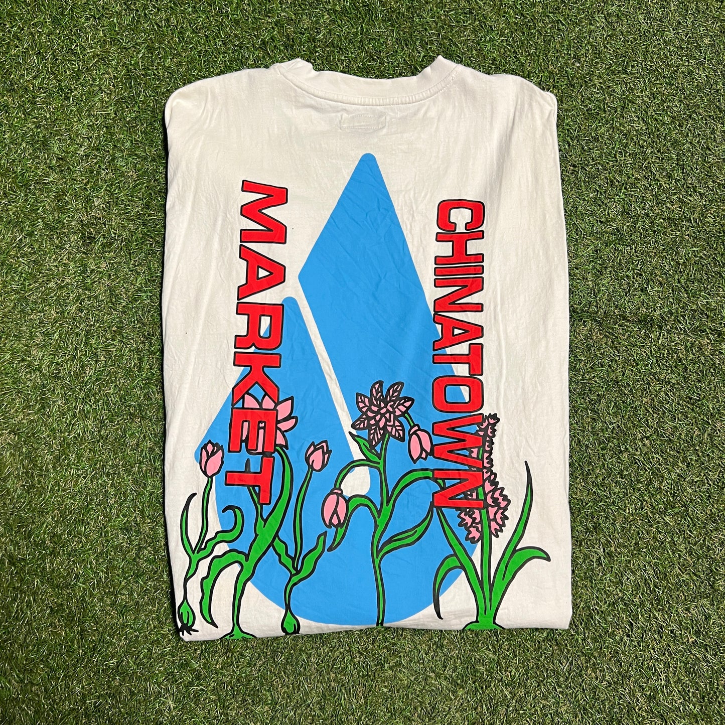 Chinatown Market More Life White Longsleeve Size XL USED x13235