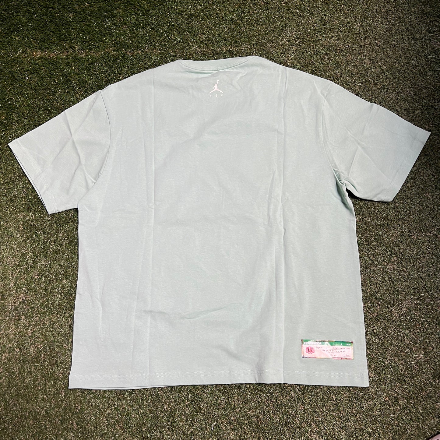 Jordan x J Balvin Multicolor Spraypaint Jump Shot Silhouette Tee Green Size XL NEW x12323