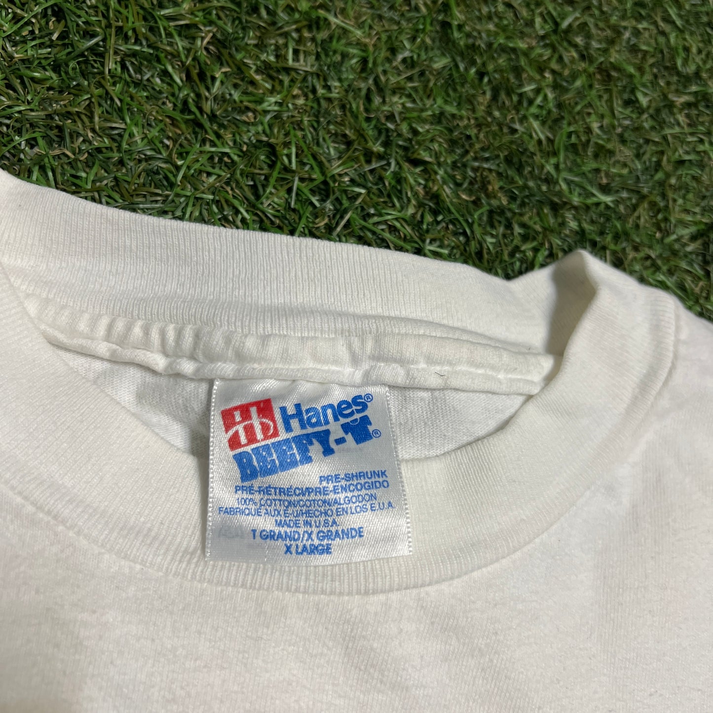 1990s John Wayne Tee White Size XL USED v14800