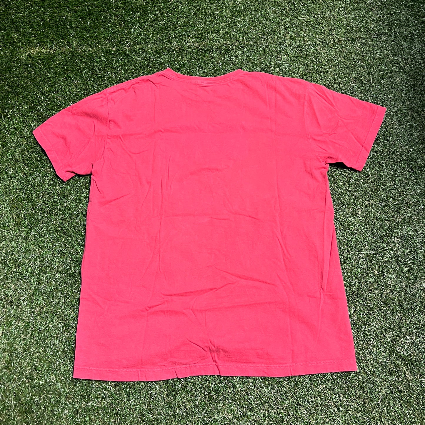 Polo RL Ralphs Bait and Tackle Pinkish Tee Size Medium USED v14024