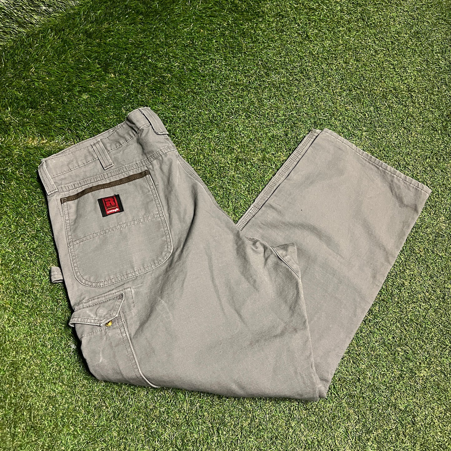 Ripstop Cargo Pants Grey Size 40 USED V15816