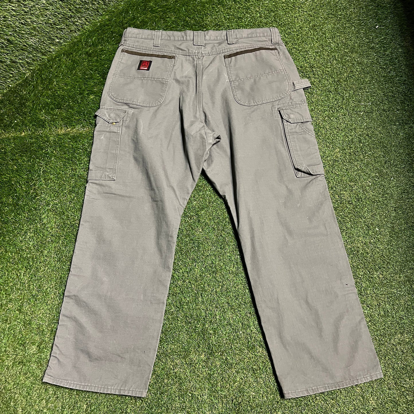 Ripstop Cargo Pants Grey Size 40 USED V15816
