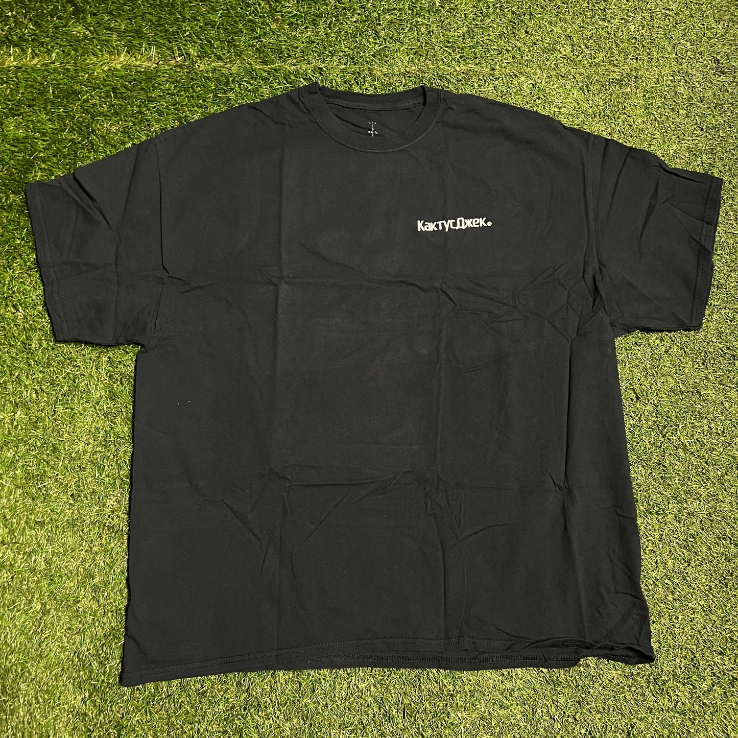Travis Scott Sicko Event 2 Black Tee Size Large NEW x11484